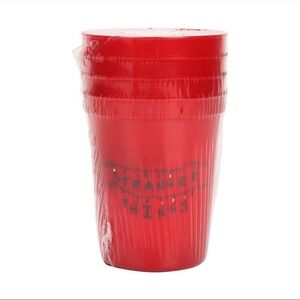 Netflix Stranger Things Plastic Red Alphabet Cup Set